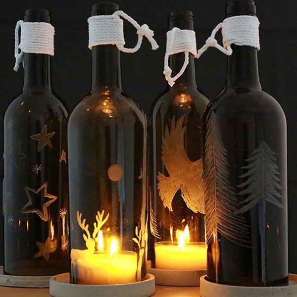 botellaluz – Flaschenlichter aus Weinflaschen